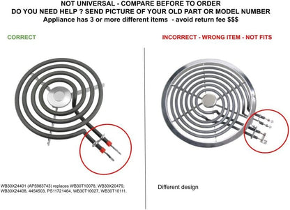 GLOB PRO SOLUTIONS 4454503 CKD2909 Surface Heating Element