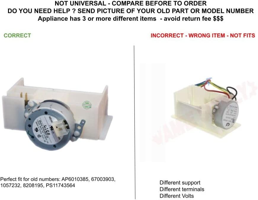 GLOB PRO SOLUTIONS WP67003903 CKD2990 Damper Control Assembly