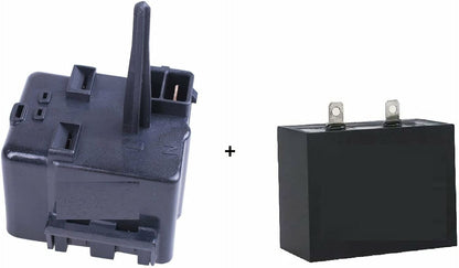GLOB PRO SOLUTIONS 213615000 CKD2002 Refrigerator Fits Compressor Start Relay 213615000 3/16. Termin Heavy DUTY