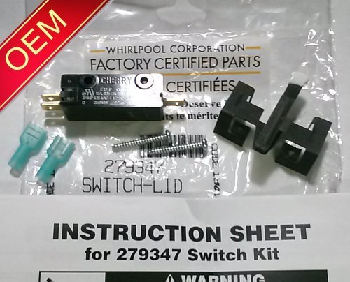 279347 WHIRLPOOL KENMORE MAYTAG ROPER SEARS ESTATE KITCHENAID DOOR SWITCH