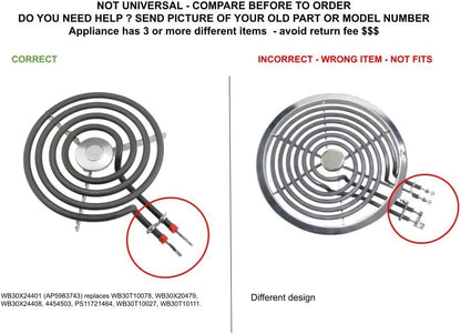 GLOB PRO SOLUTIONS WB30X24401 CKD2907 Surface Heating Element
