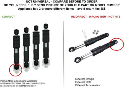 GLOB PRO SOLUTIONS W10739670 CKD5941 Shock Absorber Kit