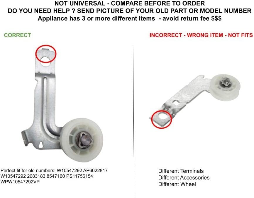 GLOB PRO SOLUTIONS AP6022817 PS11756154 EAP11756154 PD00003590 CKD4439 Idler Pulley Assembly
