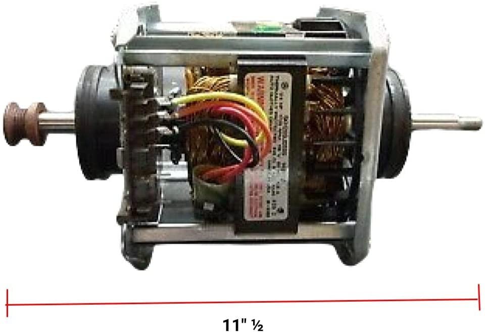 GLOB PRO SOLUTIONS 626810 CKD1327 Dryer Motor & Pulley 11" ½ Lengh Approx. Replacement for and compatible with Frigidaire Kenmore/Sears Heavy DUTY
