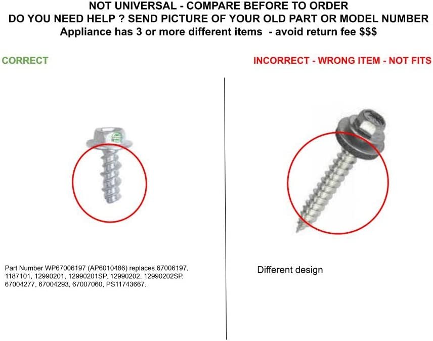 GLOB PRO SOLUTIONS AP6010486 PS11743667 CKD5734 Screw