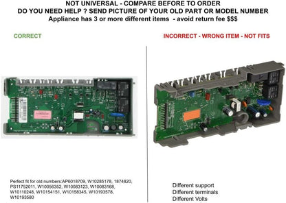 GLOB PRO SOLUTIONS AP4560751 PS2580364 EAP2580364 PD00005030 CKD3142 Main Control Board