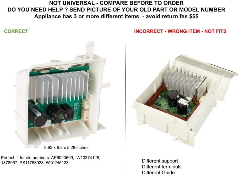 GLOB PRO SOLUTIONS WPW10374126 CKD5473 Motor Control Unit