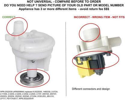 GLOB PRO SOLUTIONS AP6009844 PS11743017 EAP11743017 PD00002337 CKD3930 Drain Pump
