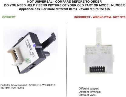 GLOB PRO SOLUTIONS WPW10285512 CKD3220 Selector Switch