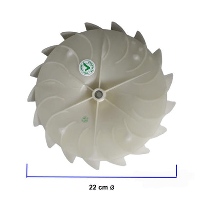 Blower / Rueda del Ventilador Lavadora Electrolux 131476300