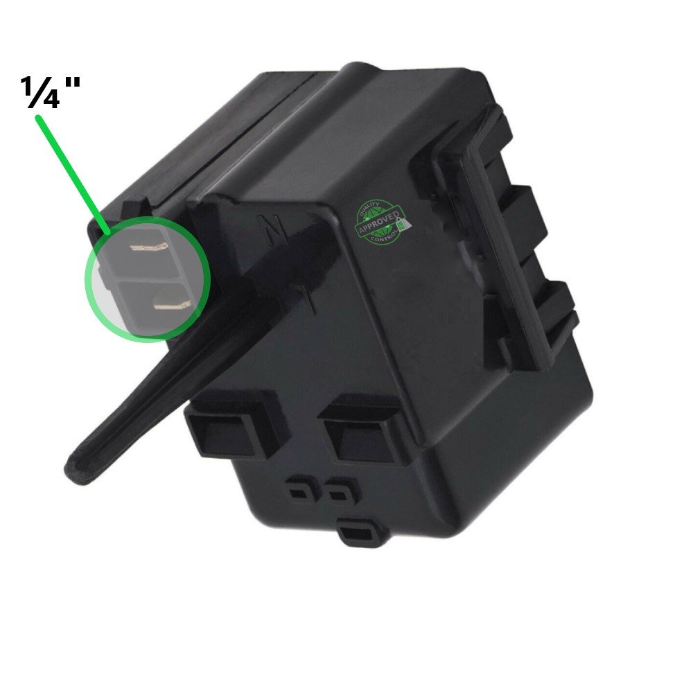 GlobPro PD00036771 EAP2354411 AP4412995 PS2354411 Frid. Compressor Start Relay ¼" Terminal Replacement for and compatible with General Electric Hotpoint Heavy DUTY
