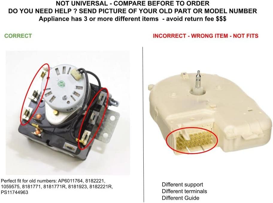 GLOB PRO SOLUTIONS WPW10113816 CKD6977 Timer