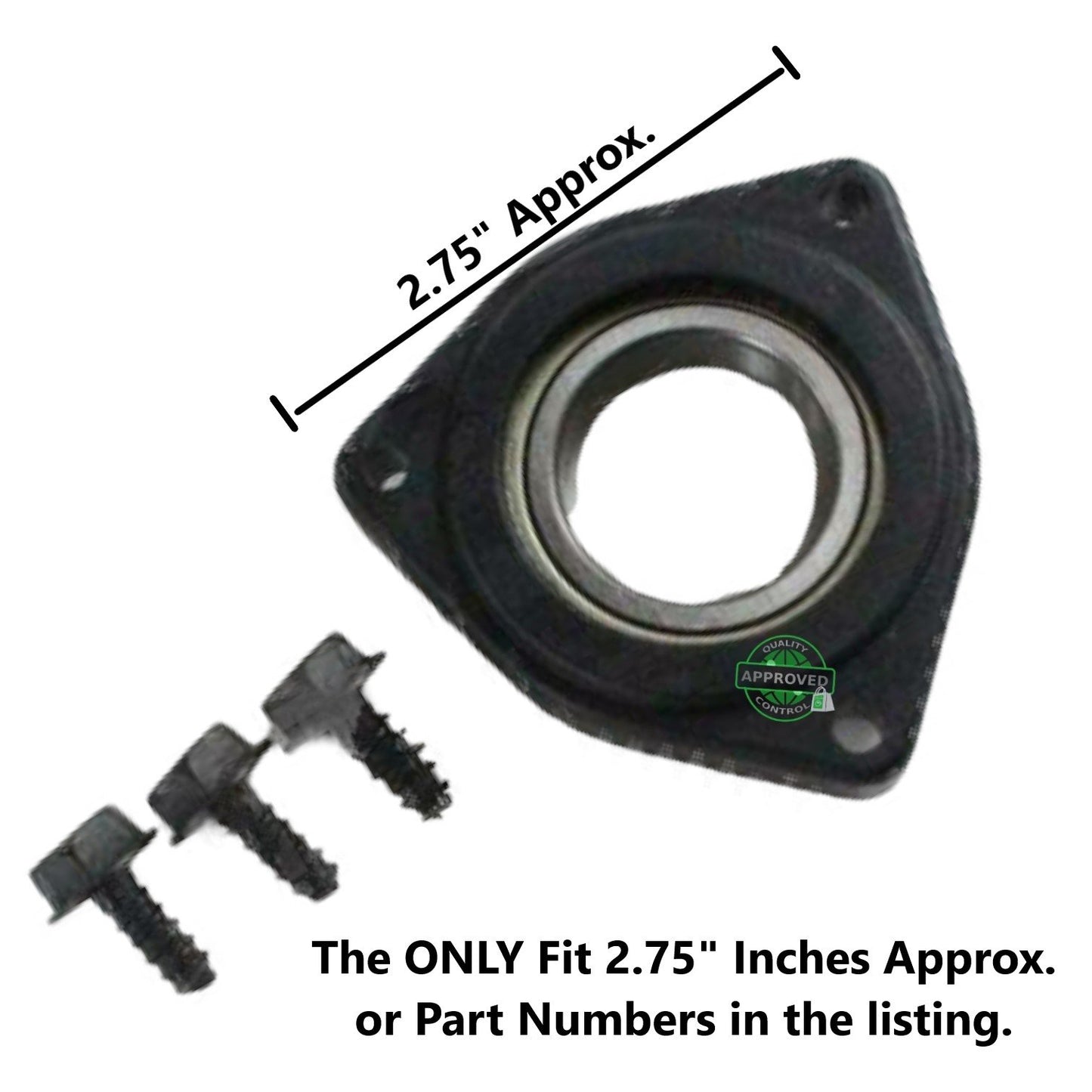 GlobPro 12001562 Washer Lower Bearing Assembly snuber ring 3 Screw Replacement for and compatible with Maytag Crosley Magic Chef Amana Heavy DUTY