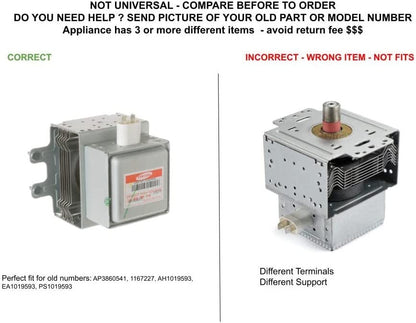 GLOB PRO SOLUTIONS AP3860541 PS1019593 EAP1019593 PD00030237 CKD7007 Magnetron