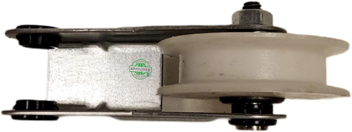 GlobPro PD00000336 AP2107757 PS418897 EAP418897 Washer Idler Pulley 3 5/16" length Approx. Replacement for and compatible with Frigidaire Kenmore White Westinghouse Electrolux Heavy DUTY