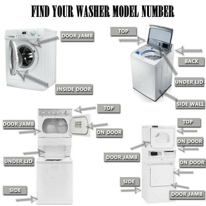 Global Solutions WPW10605427 Pump-Water Wl Compatible with Whirlpool Washer O...