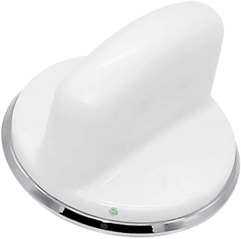 GLOB PRO SOLUTIONS WH01X2596 WH01X2645 WH01X2757 WH01X2760 CKD2056 Washer Control Timer Knob White 2" Length Approx. Replacement for and compatible with GE Heavy DUTY