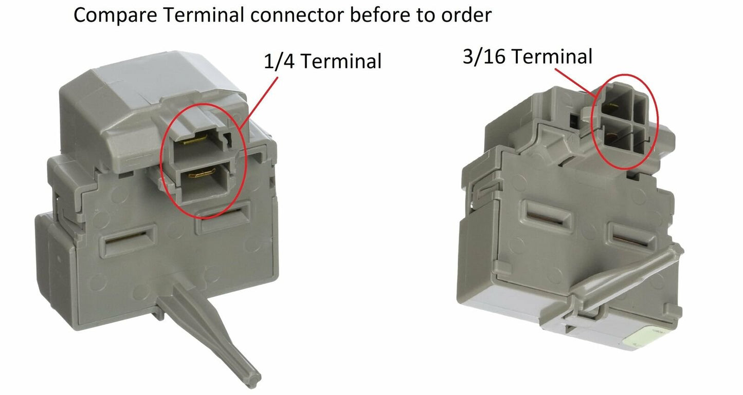 GlobPro 197D8031P005 CK900368 Fits Embraco Compressor Start Relay 1/4 terminal Replacement for and compatible with GE Hotpoint Heavy DUTY