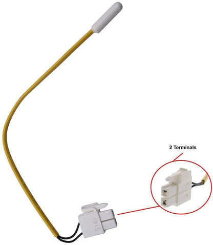 GlobPro DA32-10104N Fridge Defrost Temperature Sensor 2 Terminals Replacement for and compatible with Samsung Heavy DUTY