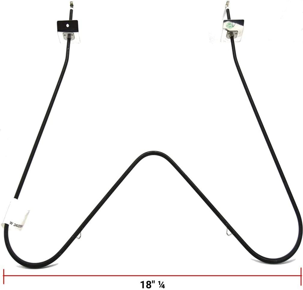 GLOB PRO SOLUTIONS 866375 733355 868969 14212729 CKD1319 ange Bake Element 19" ¾ Length Approx. Replacement for and compatible with Whirlpool Heavy DUTY