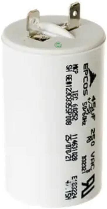 GLOB PRO SOLUTIONS WH12X10462 CKD2530 Washer Capacitor 3" ¼ Length Approx. Replacement for and compatible with General Electric Hotpoint Heavy DUTY