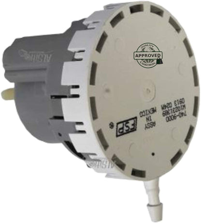 GlobPro 3366848 3950422 W10339229 4259982 Washer Water Level Pressure Switch 3" large Approx. Replacement for and compatible with Whirlpool Kenmore KitchenAid Heavy DUTY