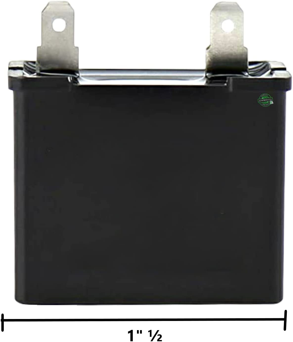 GlobPro 945508 999532 1100804 1114291 3281880 Fridge Run Capacitor 2 terminals 1" ½ length Approx. Replacement for and compatible with Whirlpool Roper KitchenAid Maytag Heavy DUTY