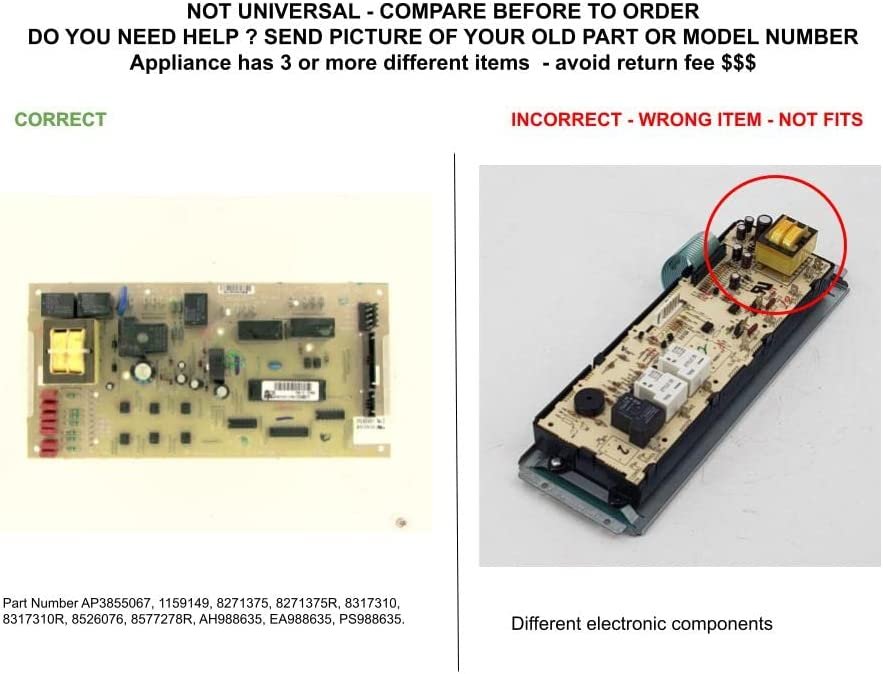 GLOB PRO SOLUTIONS 1159149 8271375R 8317310R 8577278R CKD4843 Electronic Board
