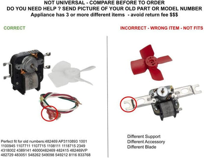 GLOB PRO SOLUTIONS 482469 CKD4244 Evaporator Fan Motor