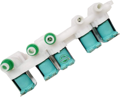 GlobPro 3276197 Washer Water Inlet Valve 5 Coil -1" inlet Approx. Replacement for and compatible with Samsung 3276197 Heavy DUTY