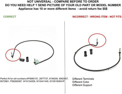 GLOB PRO SOLUTIONS AP5690151 PS8260087 EAP8260087 PD00004893 CKD2778 Heating Element Kit compatible with Crosley, Estate, Kenmore Kitchen Aid