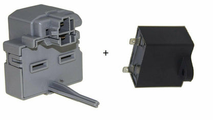 GlobPro 197D8031P005 CK900368 Fits Embraco Compressor Start Relay 1/4 terminal Replacement for and compatible with GE Hotpoint Heavy DUTY