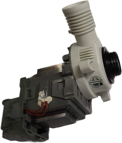 GlobPro W10276397 WPW10276397VP 1874334 Washer Water Drain Pump 6" ½ length Approx. Replacement for and compatible with Kenmore Whirlpool Maytag Amana Heavy DUTY