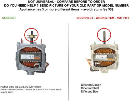 GLOB PRO SOLUTIONS 27001215 27001055 34571 34571P 34910 34910P 37623 CKD5995 Motor