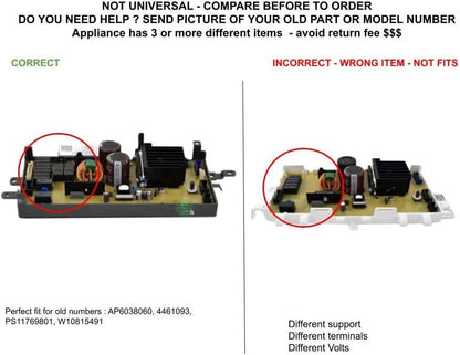 GLOB PRO SOLUTIONS AP6038060 PS11769801 EAP11769801 PD00060199 CKD3266 Control Board