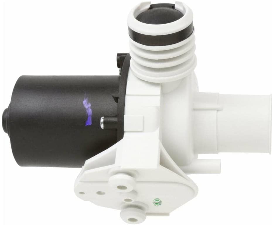 GLOB PRO SOLUTIONS AP6008431 PS11741568 EAP11741568 PD00002496 CKD2109 Washer Drain Pump Assembly 6" Length Approx. Replacement for and compatible with Maytag Whirlpool Heavy DUTY