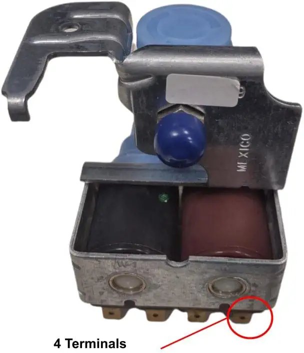 GLOB PRO SOLUTIONS 663056 69825-2 69825-4 CKD2369 Refirgerator Water Valve 3" ¾ Length Approx. Replacement for and compatible with Hoover Admiral Jenn-Air Heavy DUTY