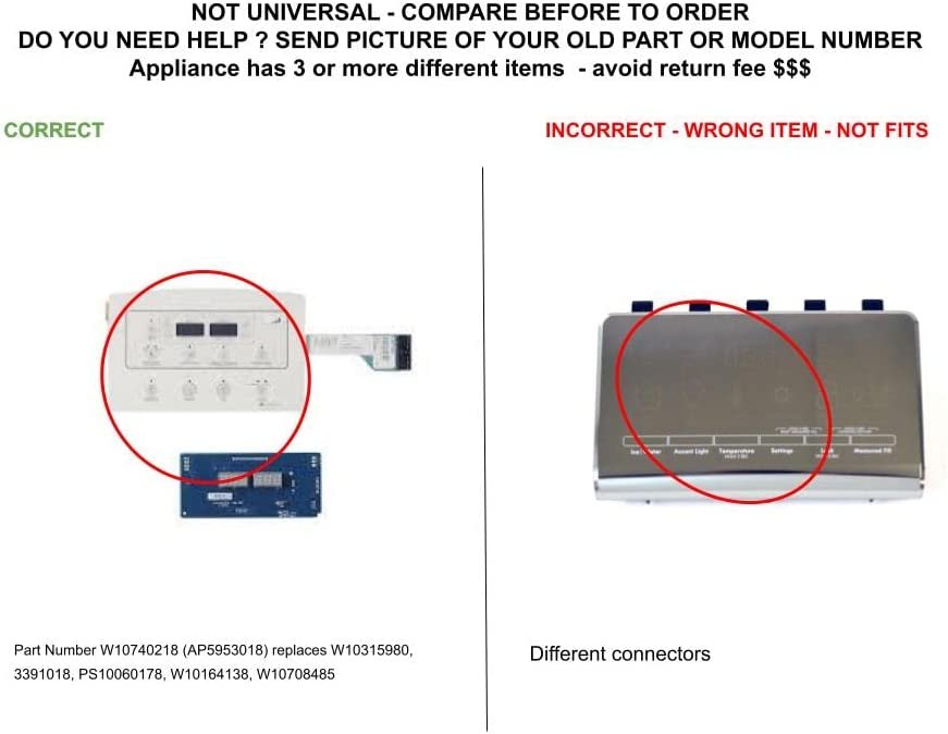 GLOB PRO SOLUTIONS AP5953018 PS10060178 EAP10060178 PD00032427 3391018 CKD3619 Dispenser Control Board