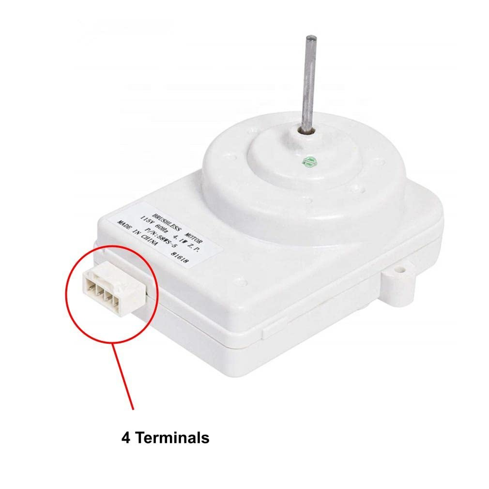 GLOB PRO Solutions AP4318657 PS1957416 EAP1957416 PD00002509 CKD2541 Refrigerator Condenser Motor Kit 4" ¾ Length Approx. Replacement for and Compatible with KitchenAid Whirlpool Kenmore Heavy Duty