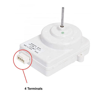 GLOB PRO Solutions AP4318657 PS1957416 EAP1957416 PD00002509 CKD2541 Refrigerator Condenser Motor Kit 4" ¾ Length Approx. Replacement for and Compatible with KitchenAid Whirlpool Kenmore Heavy Duty