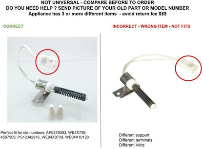 GLOB PRO SOLUTIONS WE04X0739 4587509 WE04X10128 WE4X739 CKD3001 Igniter