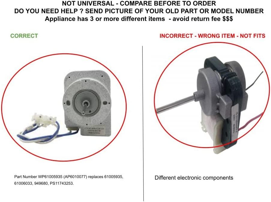 GLOB PRO SOLUTIONS 61005935 CKD3940 Motor Evaporator Fan