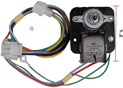 GLOB PRO SOLUTIONS AP4343697 PS2331827 PD00000719 CKD2023 Refrigerator Motor-Fan 3" ¼ Length Approx. Replacement for and compatible with Kenmore Frigidaire Heavy DUTY