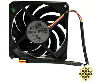 GlobPro D1225X14BXCPB47 Refrigerator Condenser Fan Motor 239D1306P002 NIDEC -2 connector Replacement for and compatible with GE Heavy DUTY
