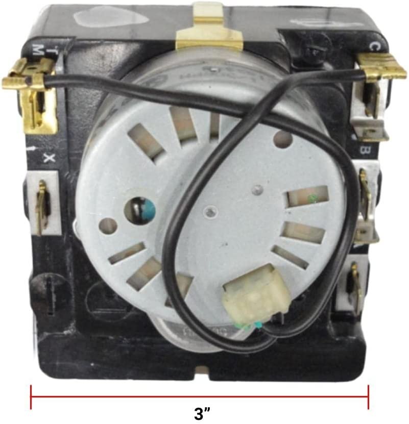GLOB PRO SOLUTIONS AP2107842 PS646424 EAP646424 PD00037499 CKD2379 Dryer Timer 3" Length Approx. 9 Terminals Replacement for and compatible with Frigidaire Kenmore White Westinghouse Heavy DUTY