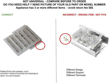 GLOB PRO SOLUTIONS 56047 1914 56179 503404 CKD5792 Heating Element Kit