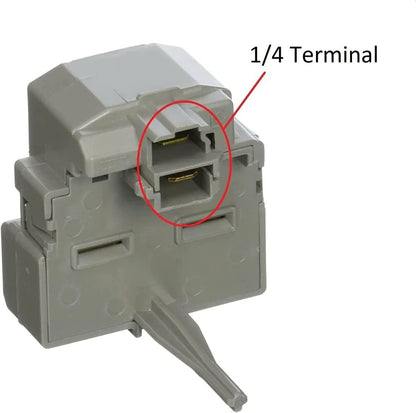 GLOB PRO SOLUTIONS 513605014 Embraco TSD2 Refrigerator Compressor Start Relay & Capacitor CK513605014 1/4 Terminal Compatible with Heavy Duty