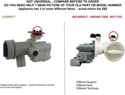 GLOB PRO SOLUTIONS 802623P CKD4045 Drain Pump