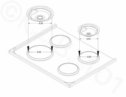 2-3 days Delivery-AP6018065 KitchenAid 8 Inch Surface Burner Element  PS11751367