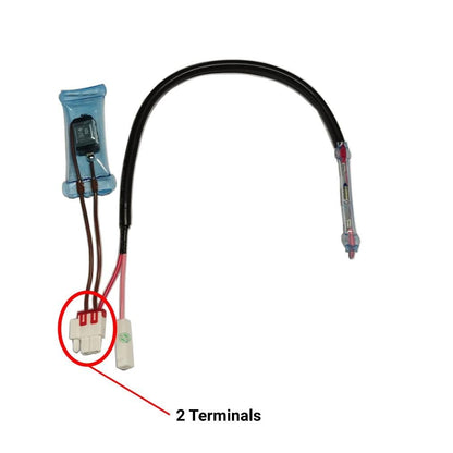 GLOB PRO SOLUTIONS AP4137964 PS4140823 CKD2582 Refrigerator Therm 2 Terminals Replacement for and Compatible with Samsung Heavy Duty